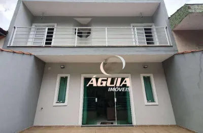 Sobrado com 4 dormitórios à venda, 240 m² por r$ 980.000,00 - santo antônio - santo andré/sp