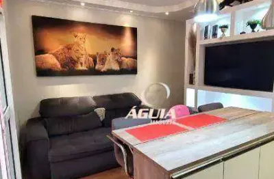Apartamento com 2 dormitórios à venda, 51 m² por R$ 235.000,00 - Vila Tibiriçá - Santo André/SP