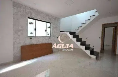 Sobrado com 3 dormitórios à venda, 174 m² por R$ 915.000 - Campestre - Santo André/SP