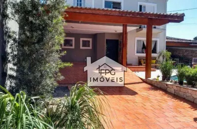 Belíssima casa com 3 dormitórios à venda,  vila petrópolis - atibaia/sp