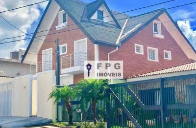 Belíssima casa com 5 suítes  à venda no loteamento loanda - atibaia/sp