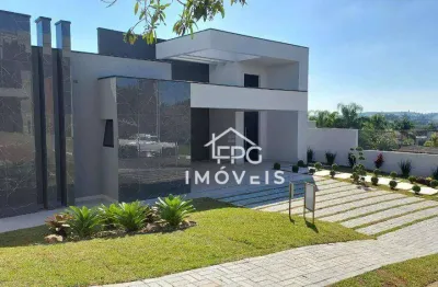 Linda casa com 3 suítes à venda no condomínio shambala iii - atibaia/sp