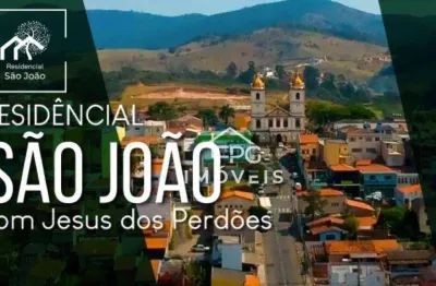 *lançamento* - residencial  são joão - bairro planejado com lotes a partir de 125 m²  na cidade de bom jesus dos  perdões/sp