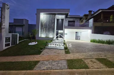 Linda casa com 4 suítes - figueira garden - atibaia/sp