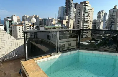 Cobertura com 1 quarto à venda na Avenida Doutor Bernardino de Campos, Pompéia, Santos