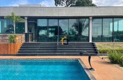 Rancho com 4 dormitórios à venda, 340 m² por r$ 2.000.000,00 - condomínio baia de santa monica - fronteira/mg