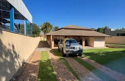 Rancho com 4 dormitórios à venda, 360 m² por r$ 1.500.000 - condomínio lago e sol - fronteira/mg