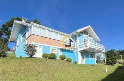 Sobrado com 3 dormitórios à venda, 220 m² por r$ 1.800.000,00 - alto da boa vista - campos do jordão/sp