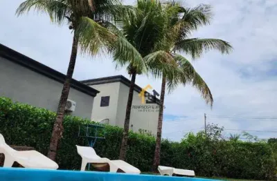 Rancho com 4 dormitórios à venda, 300 m² por r$ 1.480.000,00 - enseada azul - fronteira/mg