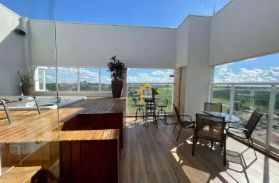 Cobertura com 3 dormitórios à venda, 247 m² por r$ 2.500.000,00 - jk essencial residence - são josé do rio preto/sp