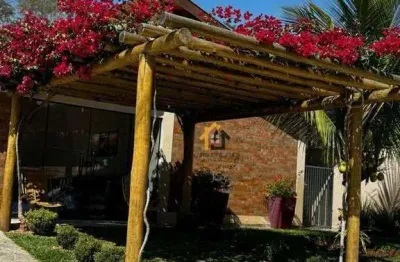 Rancho com 5 dormitórios à venda, 270 m² por r$ 950.000 - condomínio eco park - sales/sp