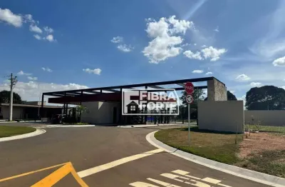 Terreno em condomínio fechado à venda na Avenida Doutor Roberto Moreira, Recanto dos Pássaros, Paulínia