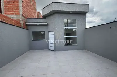 Casa Nova com 3 dormitorios no Vale Verde em Hortolandia/SP.