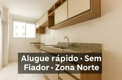 Alugue rápido sem fiador  apartamento dois quartos - zona norte