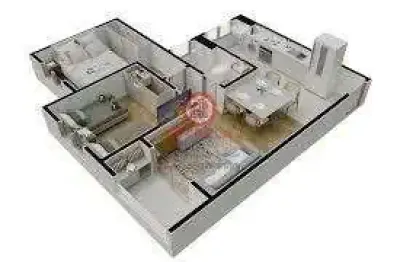 Apartamento à venda em jardim maria amélia, jacareí, 2 quartos