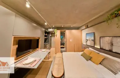 Pinheiros apartamento studio a venda 27m² sem vagas pronto p morar com lazer completo.