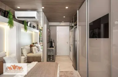 Brooklin apartamento a venda 1 dormitorio 4-m² com até 1 vaga novo com lazer completo!