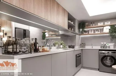 Bela vista apartamento a venda 2 dormitorios 45m² 1 vaga novo com lazer completo!