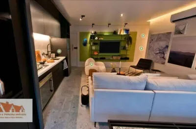 Pinheiros apartamento a venda 1 dormitório com suite 44m² e 1 vaga novo pronto pra morar