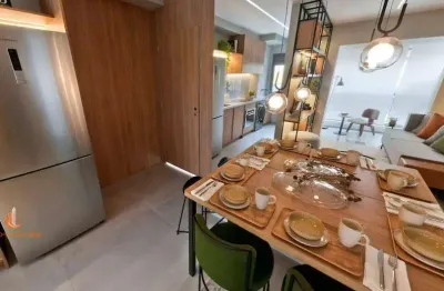 Paraiso apartamento a venda 2 dormitórios 47m² novo com lazer completo