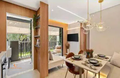 Santo amaro apartamento a venda 2 dormitórios 50m² 1 vaga novo com lazer completo.
