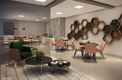 Jardim botânico apartamento a venda 2 dormitórios 41m² 1 vaga novo com lazer completo