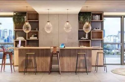 Brooklin apartamento a venda com 1 dormitório 31m2 novo pronto p morar