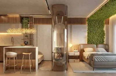 Brooklin apartamento a venda 1 dormitório 30m² novo com lazer completo.