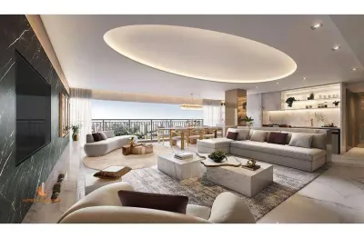 Brooklin apartamento a venda 4 dormitórios 162m² 2 vagas novo com lazer completo!