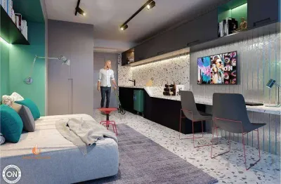 Oportunidade! studios a venda no paraiso,1 dormitórios,32 m² de área construída. pronto para morar,em excelente localização!