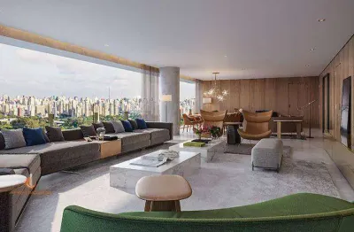 Moema apartamento a venda 4 suites 298m² 4 vagas novo com lazer completo e excelente localização.