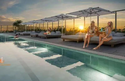 Lançamento no paraiso,apartamento a venda com 1  dormitório, 70m² de área construída,com lazer completo em excelente localização!