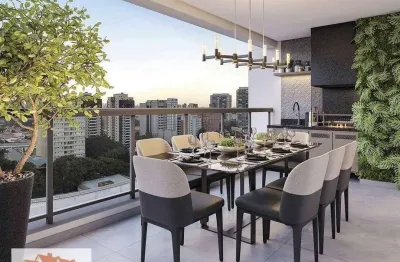 Brooklin apartamento a venda 4 suites 185m² 3 vagas novo com lazer completo