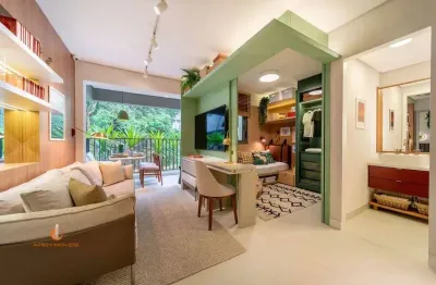 Brooklin apartamento venda 2 dormitórios 46m² novo pronto p mora.