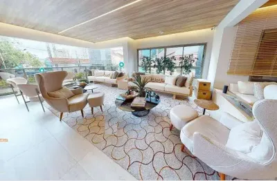 Vila romana apartamento a venda 4 suítes 220m² 4 vagas novo com lazer completo