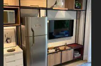 Santa cecilia apartamento a venda  studio com 24m2 novo pronto p  morar