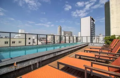 Republica apartamento a venda 1 dormitório 30m2 novo pronto p morar com lazer completo. semi mobilia