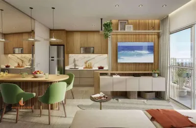 Chácara klabin apartamento a venda 2 dormitório 36m² novo com lazer completo