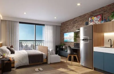 Mooca apartamento studio a venda 1 dormitório 24m² novo com lazer completo!