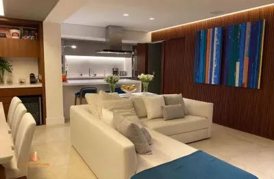 Brooklin apartamento a venda com 2 suítes de 128m2 com 3 vagas novo pronto para morar com lazer completo