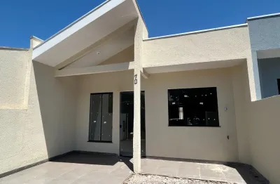 Casa nova de dois quartos sendo uma suíte no jardim canadá em paiçandu pr.