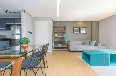 Apartamento com 2 dormitórios à venda, 73 m² por r$ 600.000,00 - cristo rei - curitiba/pr