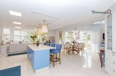 Casa luxuosa com 3 suítes e  4 vagas à venda, 606 m² por r$ 8.000.000 - batel - curitiba/pr