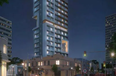 Studio à venda, 29 m² por r$ 381.200,00 - centro - curitiba/pr