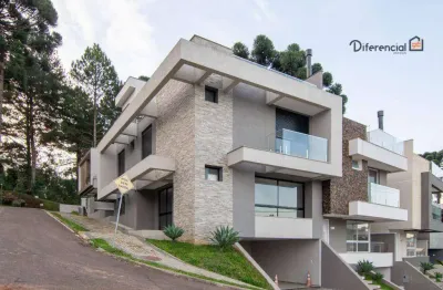 Sobrado com 3 dormitórios à venda, 214 m² por r$ 1.295.000,00 - santa cândida - curitiba/pr