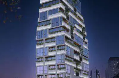 Apartamento com 1 dormitório à venda, 20 m² por r$ 520.000,00 - batel - curitiba/pr