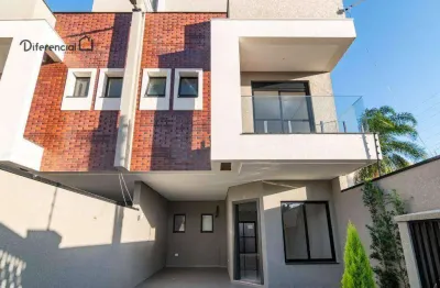 Sobrado com 3 dormitórios à venda, 131 m² por r$ 1.199.000,00 - água verde - curitiba/pr