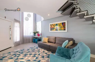 Casa com 4 dormitórios à venda, 247 m² por r$ 2.100.000 - fazendinha/santa quitéria - curitiba/pr