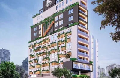 Studio à venda, 16 m² por r$ 289.705,00 - água verde - curitiba/pr