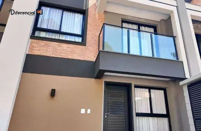 Sobrado com 3 dormitórios à venda, 134 m² por r$ 996.000 - santa cândida - curitiba/pr